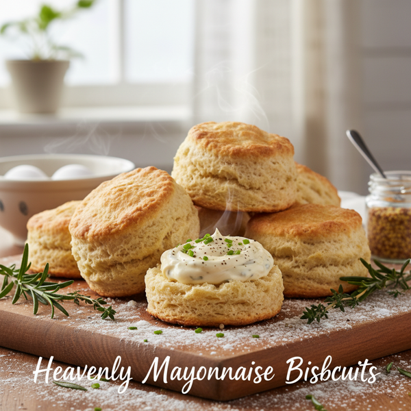 Heavenly Mayonnaise Biscuits recipe