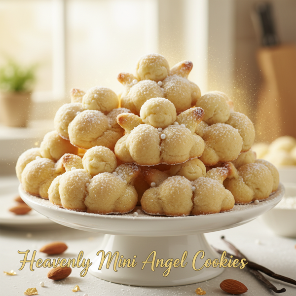 Heavenly Mini Angel Cookies recipe