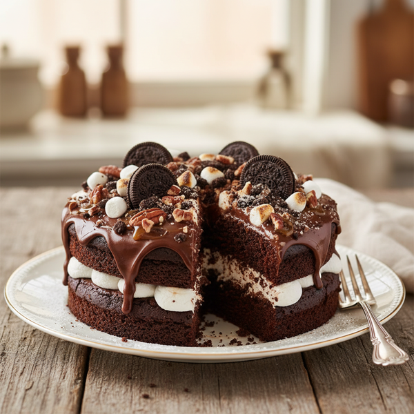 Heavenly Mississippi Mud Cake Delight recipe