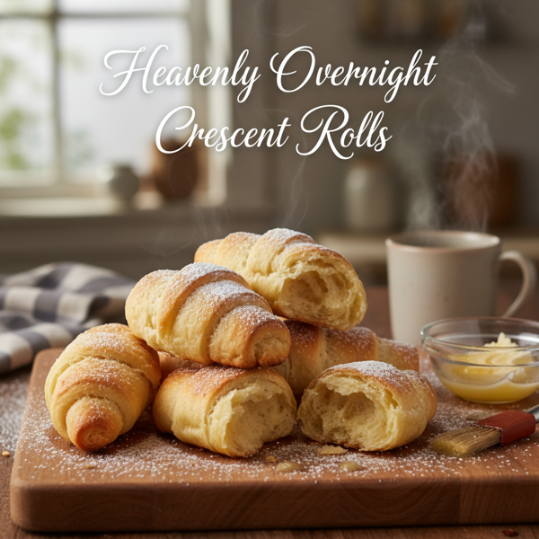 Heavenly Overnight Crescent Rolls recipe