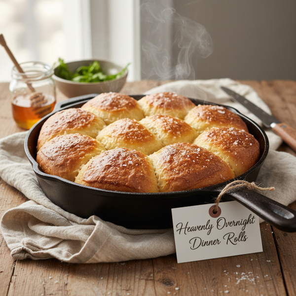 Heavenly Overnight Dinner Rolls recipe