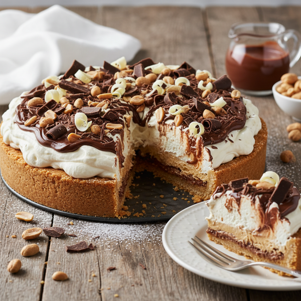 Heavenly Peanut Butter Delight Pie recipe