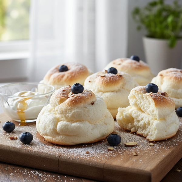 Heavenly Protein Cloud Buns recipe