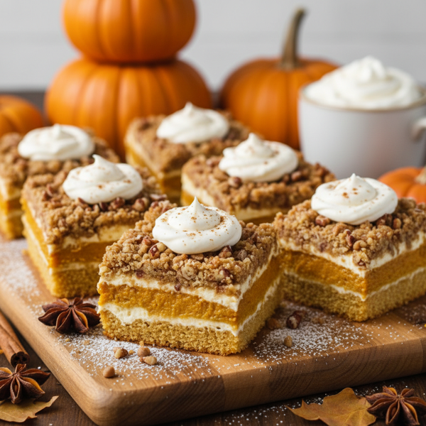 Heavenly Pumpkin Spice Delight Bars recipe