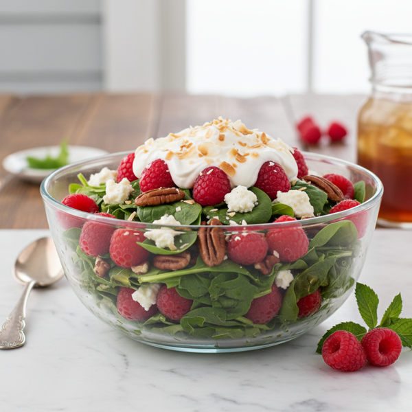 Heavenly Raspberry Delight Salad recipe