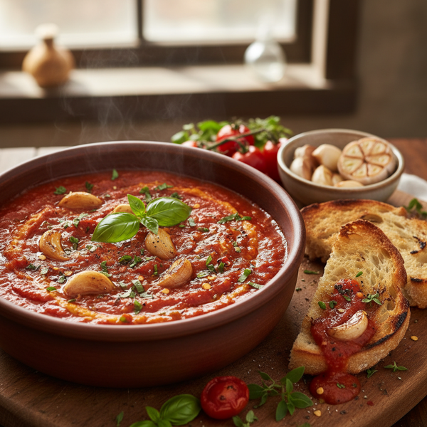 Heavenly Roasted Garlic & Herb Tomato Sauce recipe