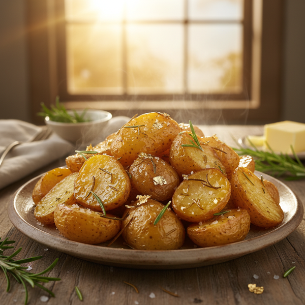 Heavenly Rosemary-Gold Potatoes recipe