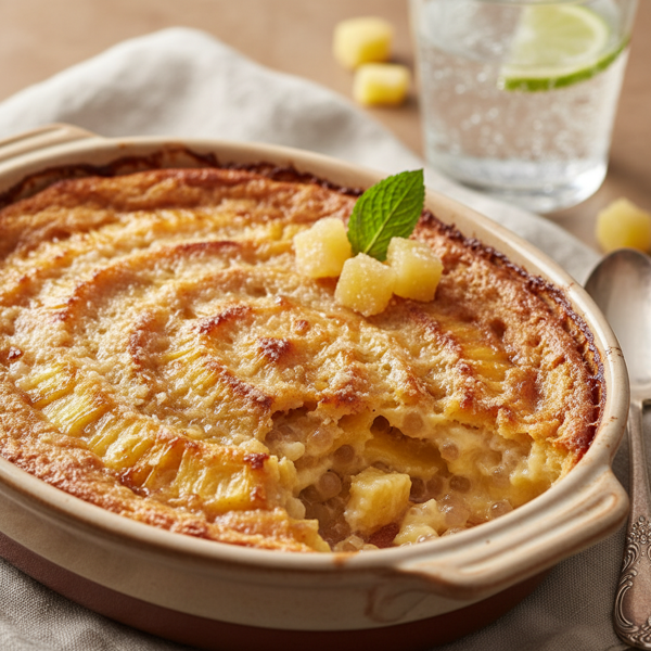 Heavenly Scalloped Pineapple Delight recipe