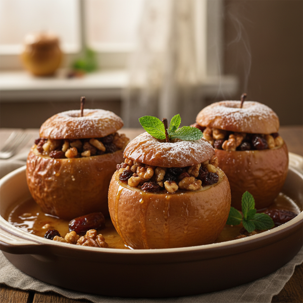Heavenly Slow-Cooked Stuffed Apples recipe