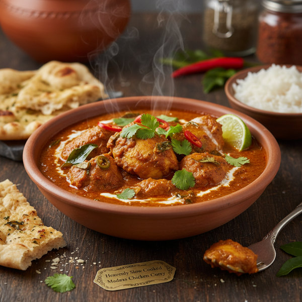 Heavenly Slow Cooked Madras Chicken Curry recipe