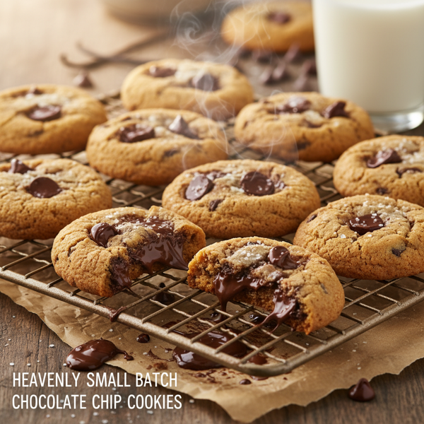 Heavenly Small Batch Chocolate Chip Cookies recipe