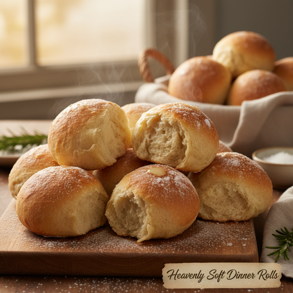 Heavenly Soft Dinner Rolls recipe