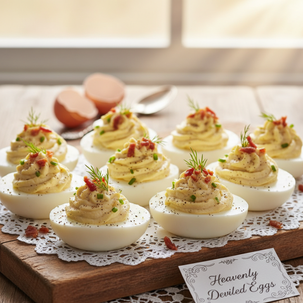 Heavenly Southern Deviled Eggs recipe