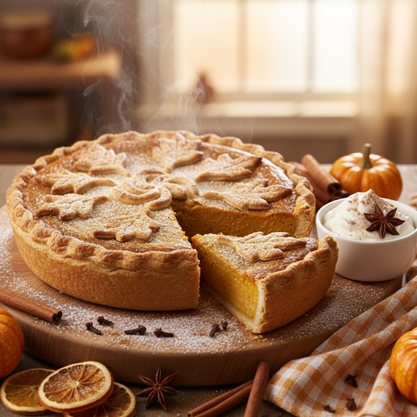 Heavenly Spiced Pumpkin Pie recipe