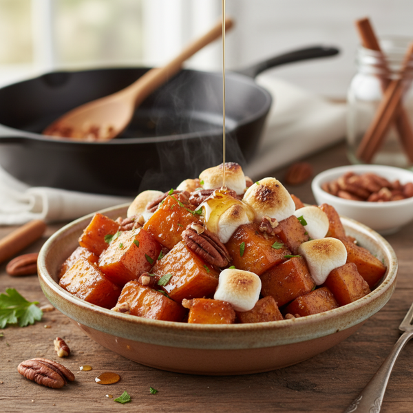 Heavenly Stovetop Sweet Potatoes recipe