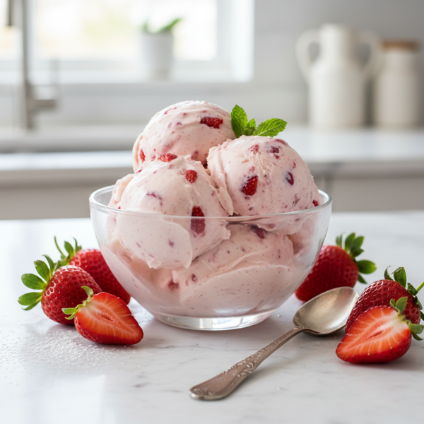 Heavenly Strawberry Gelato recipe