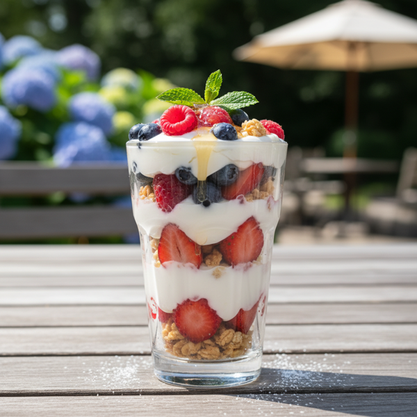 Heavenly Summer Berry Parfait recipe