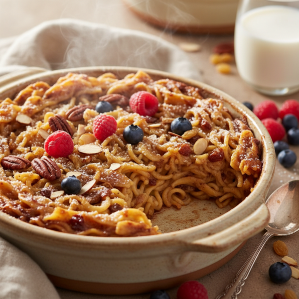 Heavenly Sweet Noodle Kugel Delight recipe