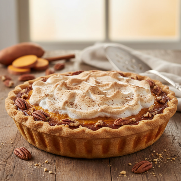 Heavenly Sweet Potato Delight Pie recipe