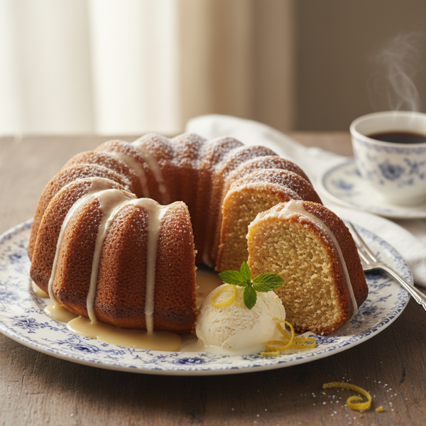 Heavenly Vanilla Butter Pound Cake recipe