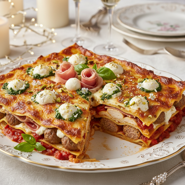 Heavenly Wedding Lasagna recipe
