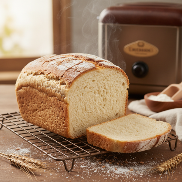 Heavenly White Bread Machine Loaf recipe