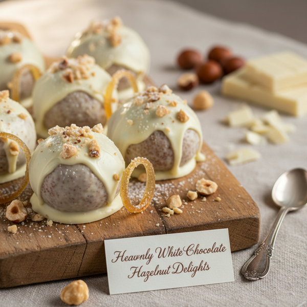 Heavenly White Chocolate Hazelnut Delights recipe