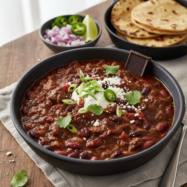 Heidi's Signature Chocolate-Infused Chili recipe