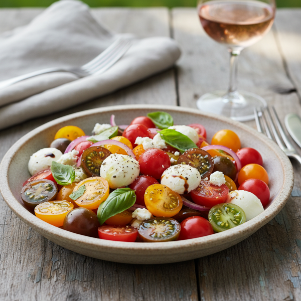 Heirloom Cherry Tomato Medley Salad recipe