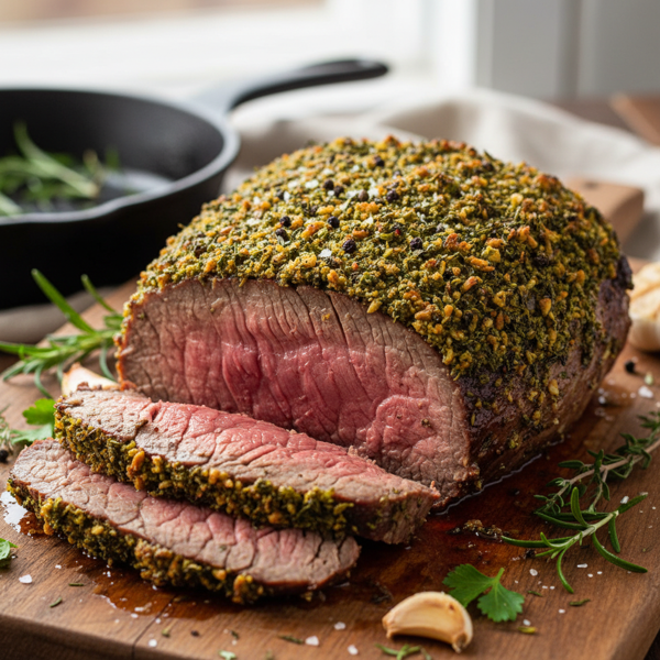 Herb-Crusted Cross Rib Roast recipe