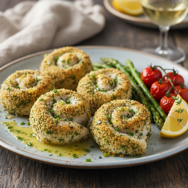 Herb-Crusted Sole Rolls recipe