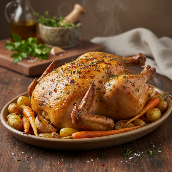 Herb-Infused Baked Chicken Delight recipe