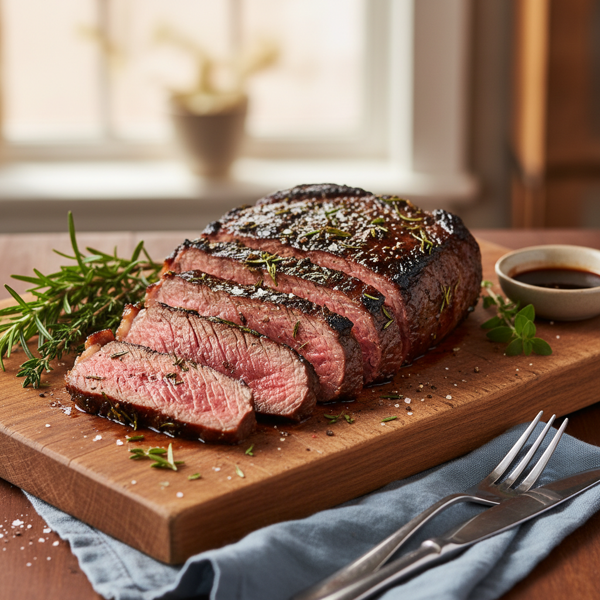 Herb-Infused Balsamic Flank Steak recipe
