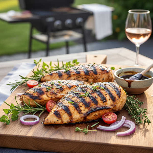 Herb-Infused Balsamic Grilled Chicken recipe
