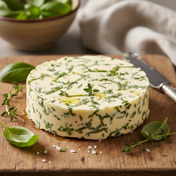 Herb-Infused Basil and Thyme Butter recipe