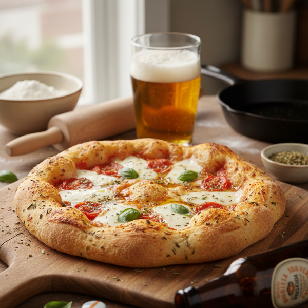Herb-Infused Beer Pizza Dough recipe