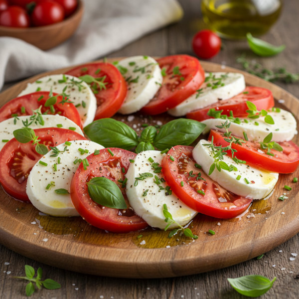 Herb-Infused Caprese Salad Delight recipe