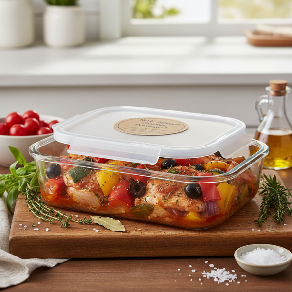 Herb-Infused Chicken Provençal Freezer Meal recipe