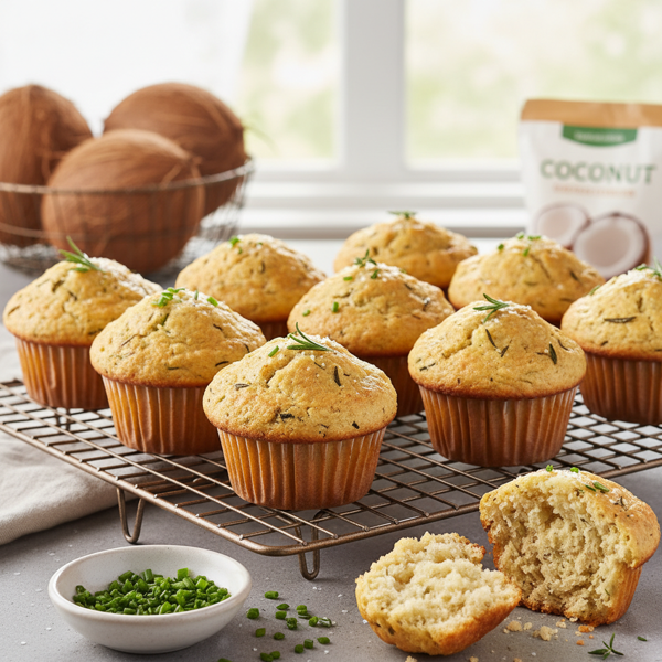 Herb-Infused Coconut Flour Muffins recipe