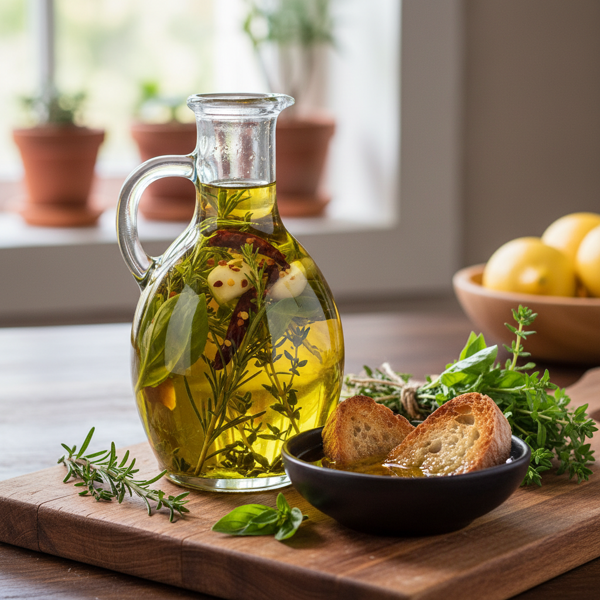 Herb-Infused Extra Virgin Olive Oil recipe