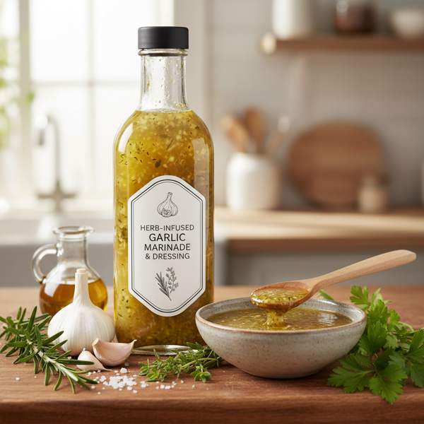 Herb-Infused Garlic Marinade and Dressing recipe