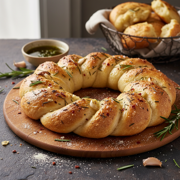 Herb-Infused Garlic Rosemary Pizza Crust recipe