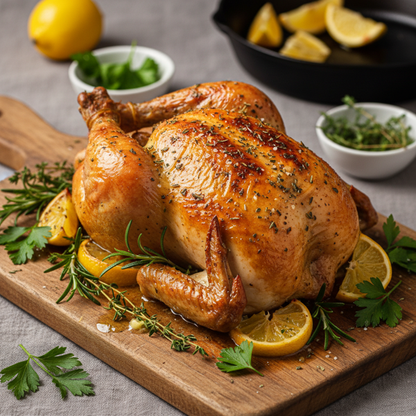 Herb-Infused Lemon Baked Chicken recipe