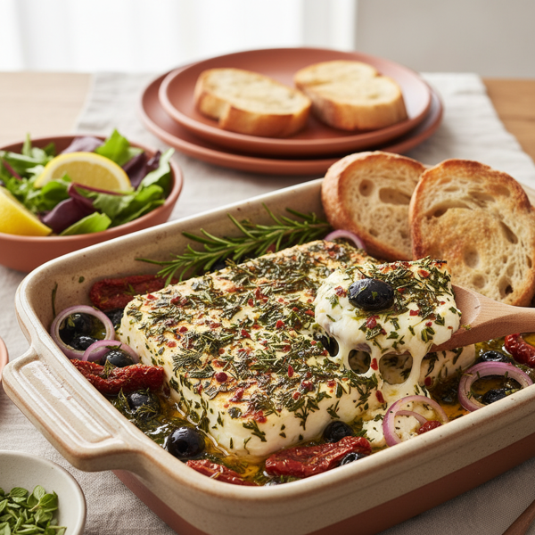 Herb-Infused Mediterranean Feta Delight recipe