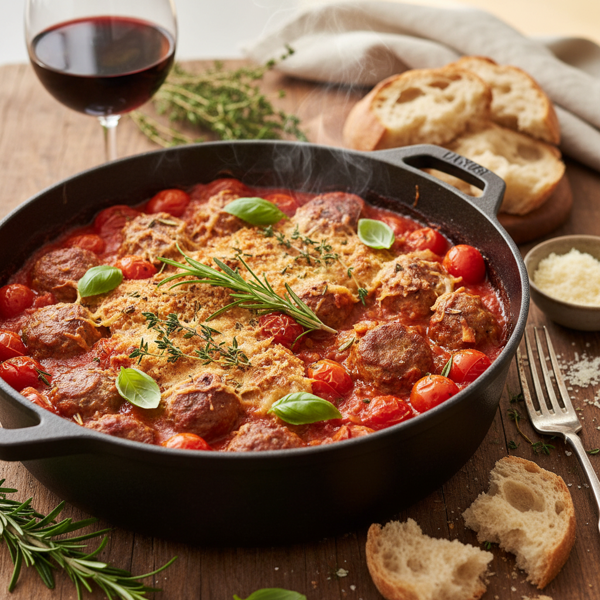 Herb-Infused Oven-Baked Sausage Ragu recipe