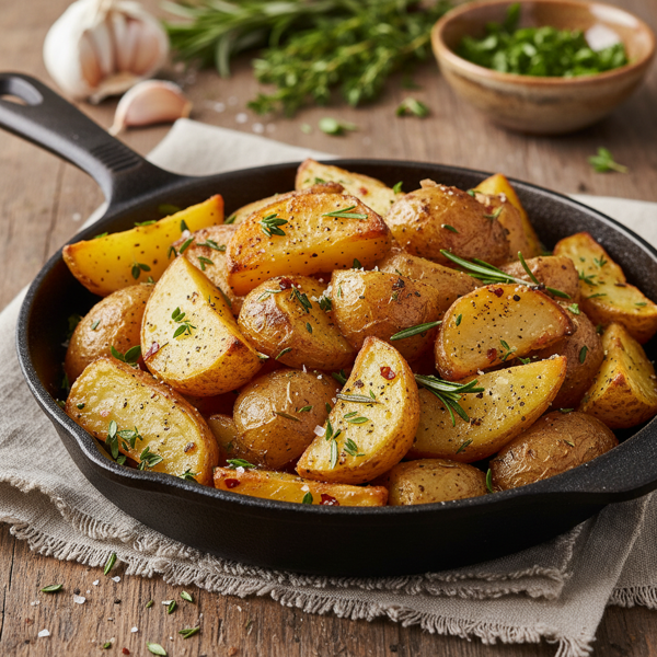 Herb-Infused Oven Roasted Potatoes recipe