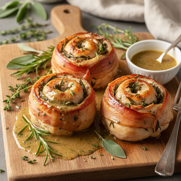 Herb-Infused Prosciutto-Wrapped Chicken recipe