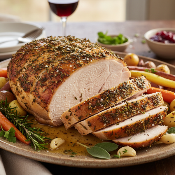 Herb-Infused Roast Turkey Breast recipe