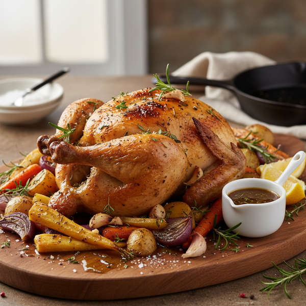 Herb-Infused Roasted Chicken Delight recipe