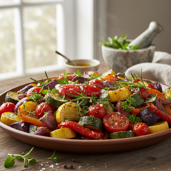 Herb-Infused Roasted Vegetable Medley recipe